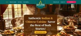Kailash Bhavan Website Snapshot